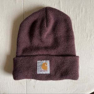 Plum Carhartt Beanie